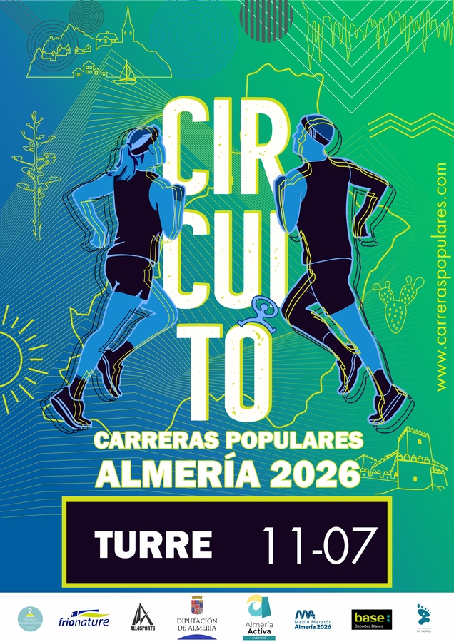 Circuito Carreras Populares 2026. Turre 11-07-26