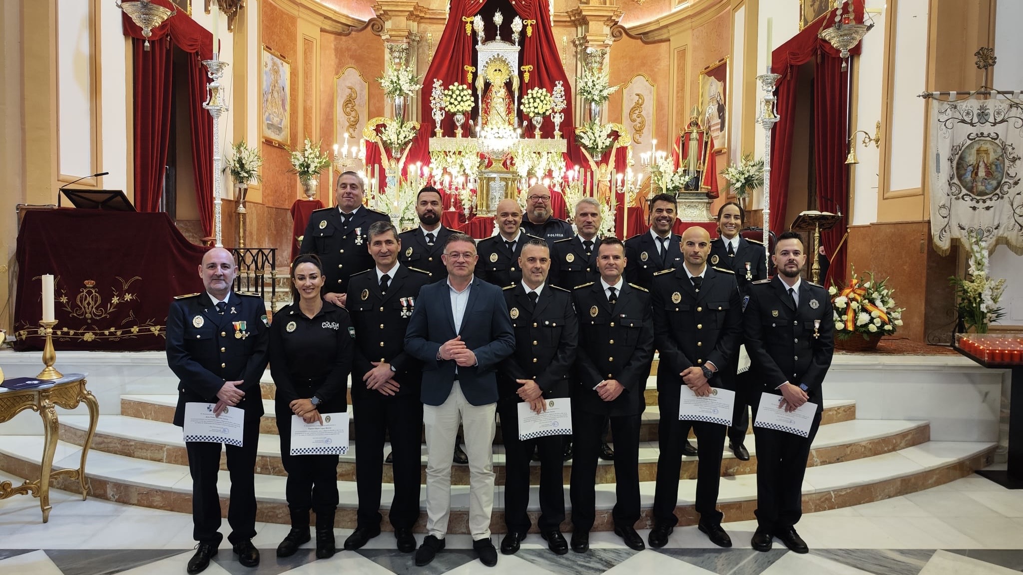 La Policía Local de Berja celebra San Tesifón con un reconocimiento a su labor